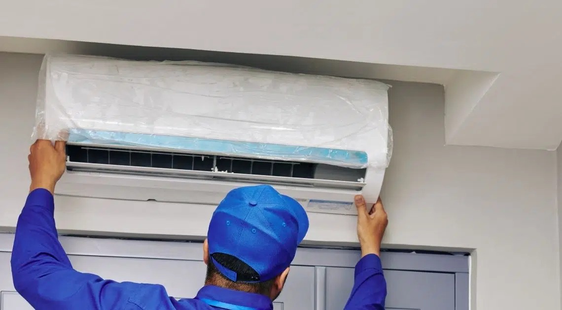 Split AC installation