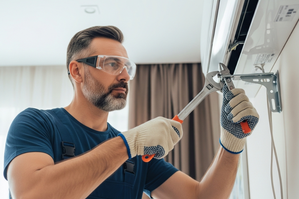 Split AC uninstallation