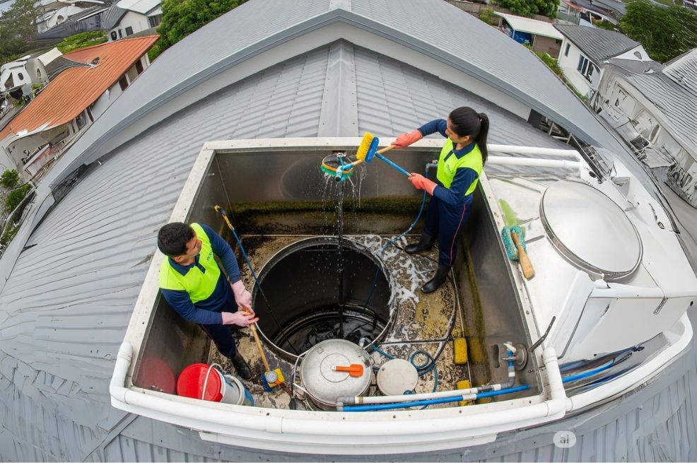 Overhead & Underground Metal Tank Cleaning